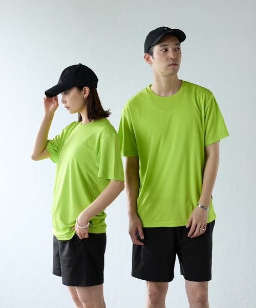 etre pret(エトレプレ)の「汗臭・生乾き臭をブロック!4.3オンス 抗菌防臭ドライTシャツ【ユニセックス】(Tシャツ/カットソー・レディース・ブラック/カーキ/ホワイト/グリーン/ネイビー/パープル/イエロー/バーガンディー/ネイビー系/チャコールグレー/ライトブルー/ライトグレー・SMALL/MEDIUM/LARGE/X-LARGE/XX-LARGE/X-SMALL/XXL/XS/XL/L/M/S)」の7枚目の写真