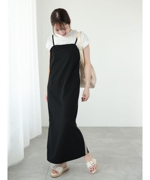 Te chichi TERRASSE（テチチテラス）の「【吸水速乾・接触冷感】ハイネックフレンチスリーブTシャツ（Tシャツ/カットソー・レディース・オフホワイト/チャコールグレー/ベージュ・F）」の15枚目の写真