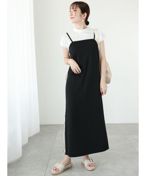 Te chichi TERRASSE（テチチテラス）の「【吸水速乾・接触冷感】ハイネックフレンチスリーブTシャツ（Tシャツ/カットソー・レディース・オフホワイト/チャコールグレー/ベージュ・F）」の16枚目の写真