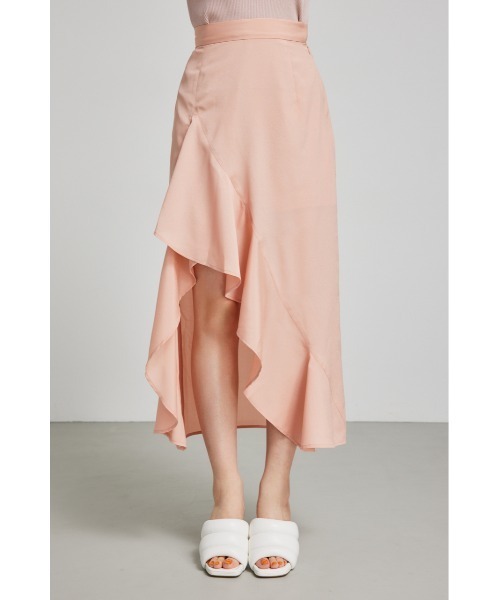 セール】ラッフルフリルスリットスコートショートパンツ