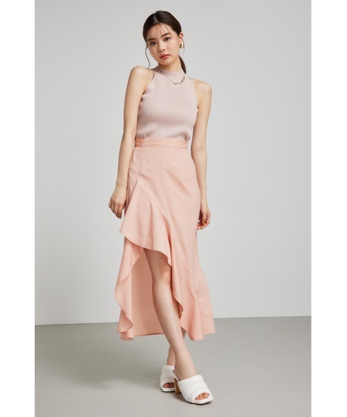 rienda（リエンダ）の「ラッフルフリルスリットスコートショートパンツ（スカート・レディース・ブルー/ブラック/ピンク・SMALL/MEDIUM）」の20枚目の写真