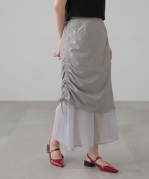 FREE'S MART | シアーレイヤードドロストスカート(スカート)