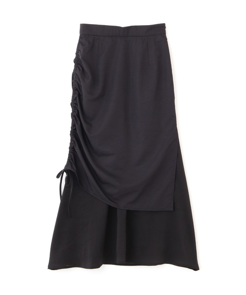 FREE'S MART（フリーズマート）の「シアーレイヤードドロストスカート（スカート・レディース・ブラック/グレー・SMALL/MEDIUM）」の10枚目の写真