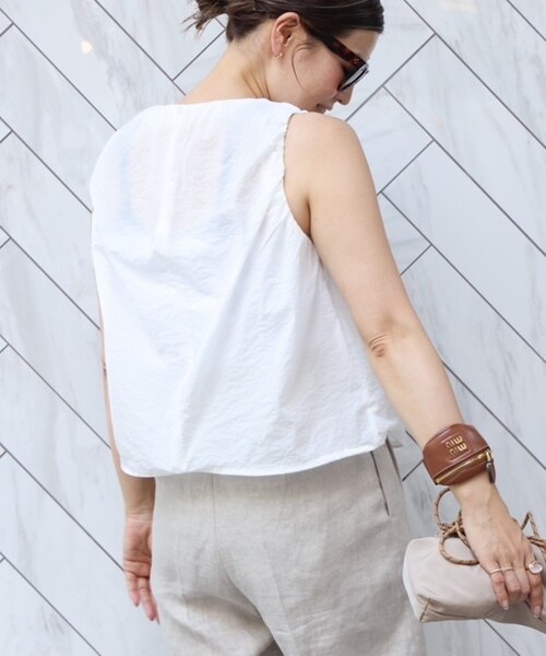 Deuxieme Classe【CELERI】GATHER ショートトップス CELERI/セルリ】GATHER ショートトップス（シャツ/ブラウス