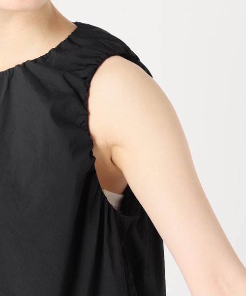 deuxieme classe celeri gather ショートトップス 黒 CELERI/セルリ