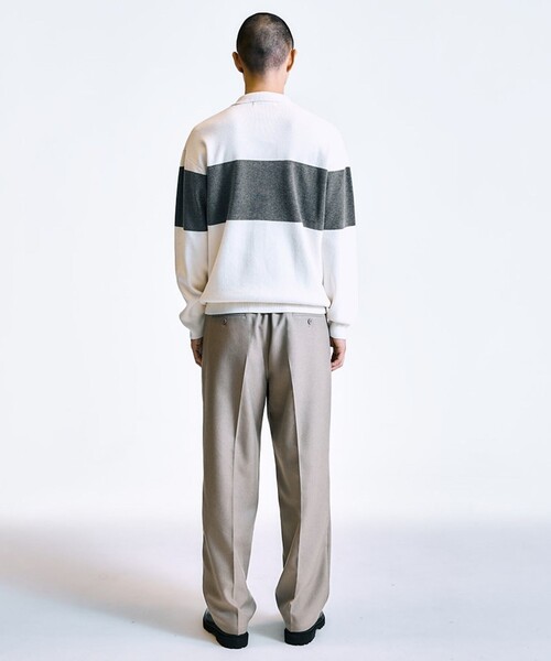 City Ambient Products(シティアンビエントプロダクツ)の「City Ambient Products:〈手洗い可能〉リラックス 1ボタン ニットポロシャツ(ポロシャツ・メンズ・グレー/ナチュラル/ネイビー/ベージュ・LARGE/MEDIUM/SMALL)」の14枚目の写真