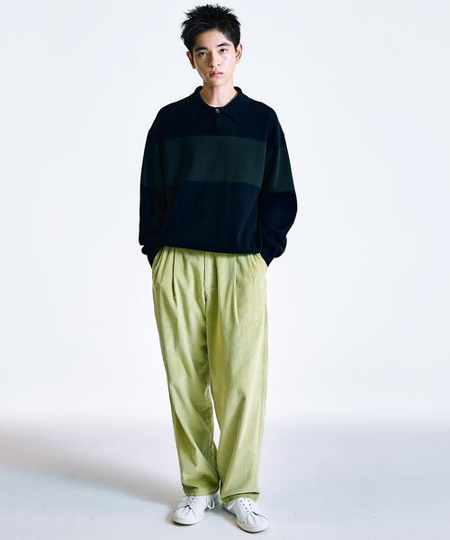 City Ambient Products(シティアンビエントプロダクツ)の「City Ambient Products:〈手洗い可能〉リラックス 1ボタン ニットポロシャツ(ポロシャツ・メンズ・グレー/ナチュラル/ネイビー/ベージュ・LARGE/MEDIUM/SMALL)」の20枚目の写真