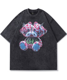 【1枚でキマる☆】ヴィンテージデザイン プリント加工TEE バックプリント(BL)