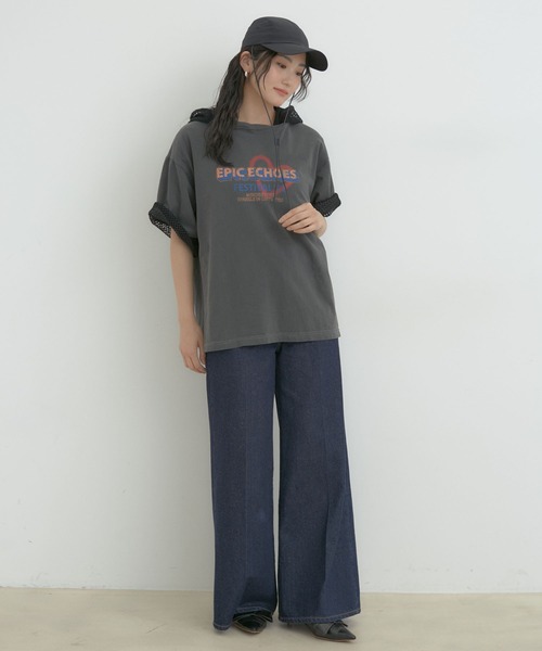 VIS(ビス)の「【撥水】ナイロン紐付きキャップ(キャップ・レディース・ベージュ系その他2/ブラック・FREE)」の3枚目の写真