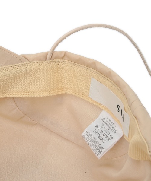 VIS(ビス)の「【撥水】ナイロン紐付きキャップ(キャップ・レディース・ベージュ系その他2/ブラック・FREE)」の11枚目の写真
