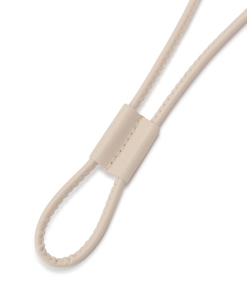 VIS(ビス)の「【撥水】ナイロン紐付きキャップ(キャップ・レディース・ベージュ系その他2/ブラック・FREE)」の12枚目の写真