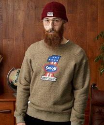 Schott/ショット/SALT AND PEPPER SWEAT NO.1 AMERICAN/ソルトアンドペッパー スウェット ナンバーワンアメリカン