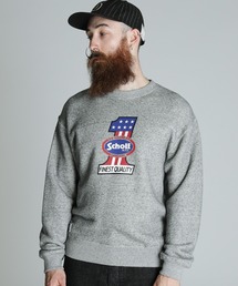 Schott/ショット/SALT AND PEPPER SWEAT NO.1 AMERICAN/ソルトアンドペッパー スウェット ナンバーワンアメリカン