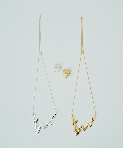 loni（ロニ）の「【金属アレルギー対応】Glass Wave Necklace/グラスウェーブネックレス（ネックレス・レディース・ゴールド/シルバー・FREE）」の17枚目の写真