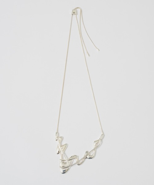 loni（ロニ）の「【金属アレルギー対応】Glass Wave Necklace/グラスウェーブネックレス（ネックレス・レディース・ゴールド/シルバー・FREE）」の21枚目の写真