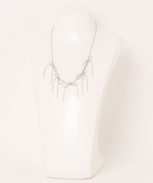 Heather(ヘザー)の「メニーリボンネックレス 140210(ネックレス・レディース・ゴールド/シルバー・ONE SIZE)」の6枚目の写真