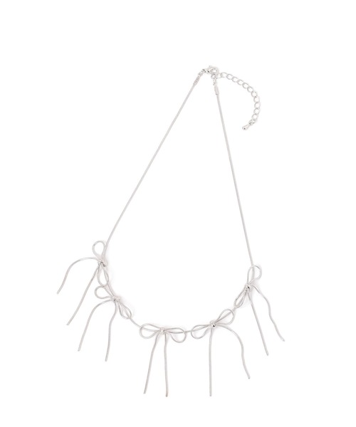 Heather(ヘザー)の「メニーリボンネックレス 140210(ネックレス・レディース・ゴールド/シルバー・ONE SIZE)」の3枚目の写真