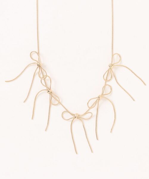 Heather(ヘザー)の「メニーリボンネックレス 140210(ネックレス・レディース・ゴールド/シルバー・ONE SIZE)」の8枚目の写真