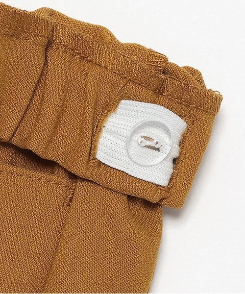 petit main(プティマイン)の「のびのびストレッチパンツ(スウェットパンツ・キッズ・ピンク/キナリ/ベージュ/ネイビー/チャコール/ブルーグリーン・80cm/90cm/100cm/110cm/120cm/130cm)」の9枚目の写真