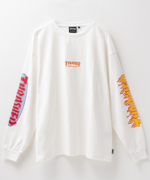 袖プリント LONG SLEEVE T-SHIRT（Tシャツ/カットソー