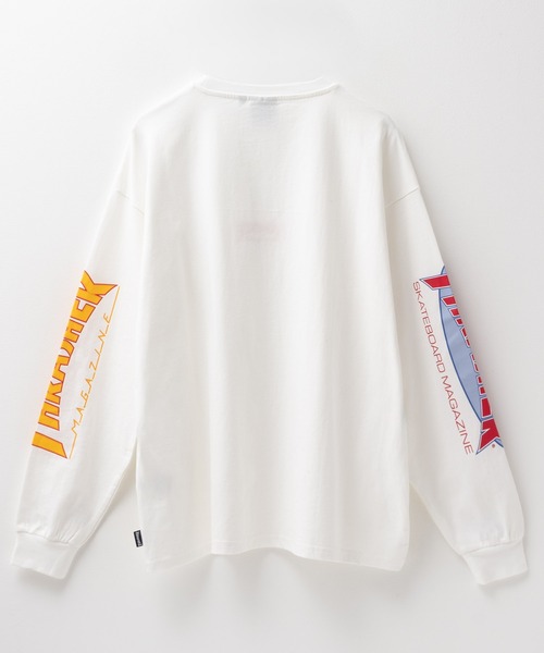 セール】袖プリント LONG SLEEVE T-SHIRT（Tシャツ/カットソー
