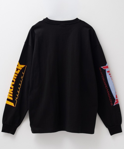 セール】袖プリント LONG SLEEVE T-SHIRT（Tシャツ/カットソー