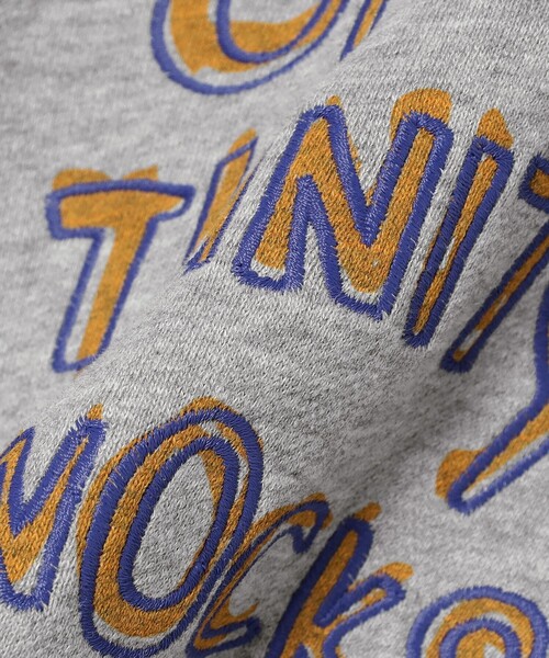 B:MING by BEAMS（ビーミングバイビームス）の「フロント 刺繍 クルーネック スウェット（100～140cm）（スウェット・キッズ・ライトグレー/ピンク・140/130/100/110）」の15枚目の写真