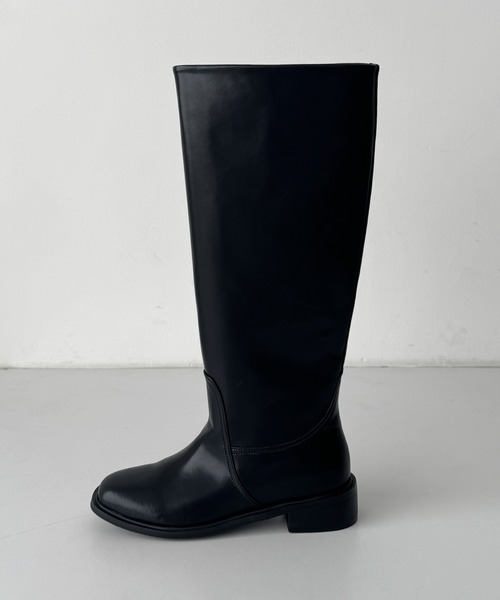 セール】El mar レザーロングブーツ（ブーツ）｜CANAL JEAN（キャナル