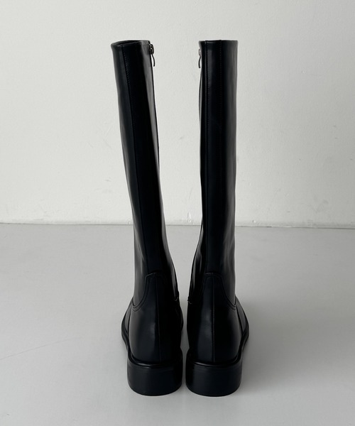 CANAL JEAN（キャナルジーン）の「El mar　レザーロングブーツ（ブーツ・レディース・ブラック・23.5/24/24.5/25）」の5枚目の写真