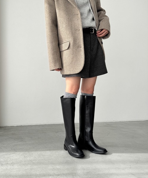 El mar レザーロングブーツ（ブーツ）｜CANAL JEAN（キャナルジーン