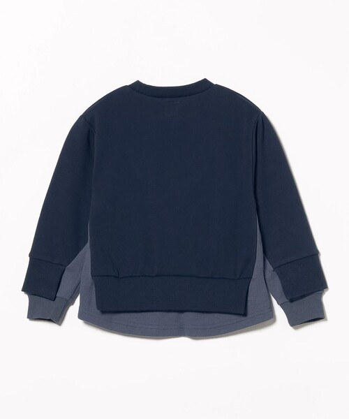 こども ビームス(コドモビームス)の「THE PARK SHOP / ワッフル クルーネック スウェット(95~145cm)(スウェット・キッズ・ホワイト/ネイビー・95/105/115/125/145/135)」の9枚目の写真