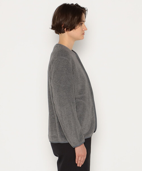 DANTON（ダントン）の「WOMEN'S FLEECE COLLARLESS JACKET（ノー