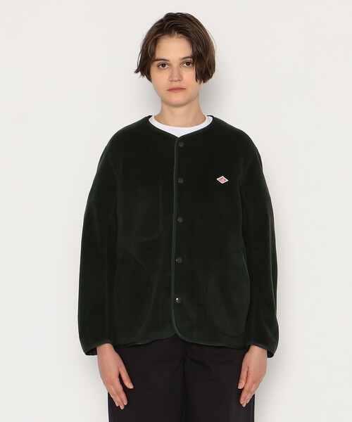 DANTON（ダントン）の「WOMEN'S FLEECE COLLARLESS JACKET（ノー