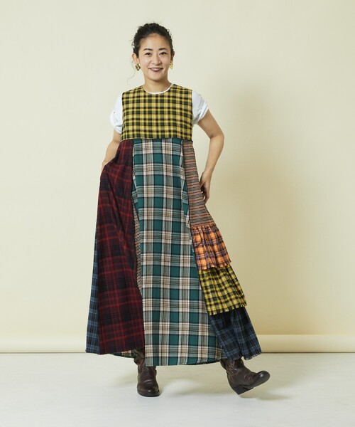 【 最終値下げ 】アシメプリーツティアードワンピース ウエストベルト付き dazzlin ワンピース アシメプリーツトレンチワンピース