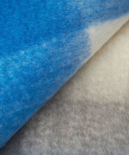 CITEN（シテン）の「＜CITEN＞カラフルチェックストール（ストール/ショール・レディース・オレンジ/ライトブルー・FREE）」の15枚目の写真