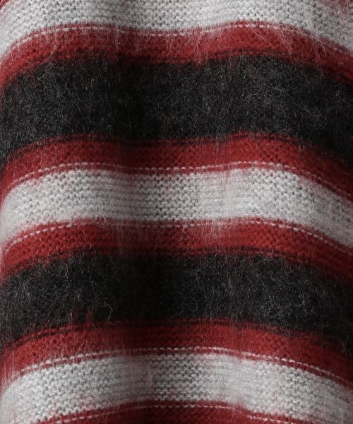 PBLIM（ページボーイリム）の「PBLIM/カラーボーダーニット（ニット/セーター・レディース・ブルー/レッド/グリーン・FREE）」の15枚目の写真