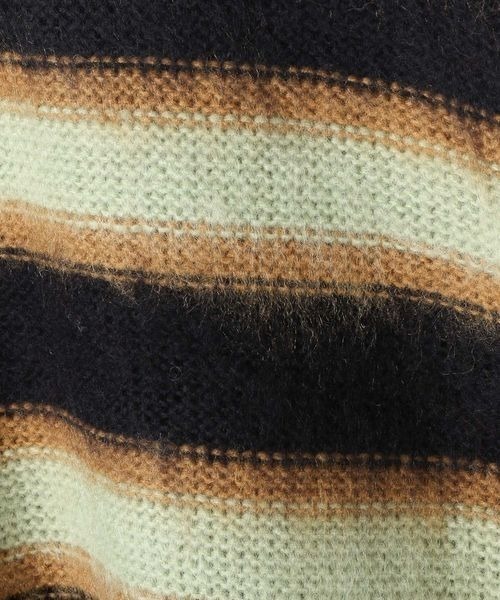 PBLIM（ページボーイリム）の「PBLIM/カラーボーダーニット（ニット/セーター・レディース・ブルー/レッド/グリーン・FREE）」の19枚目の写真