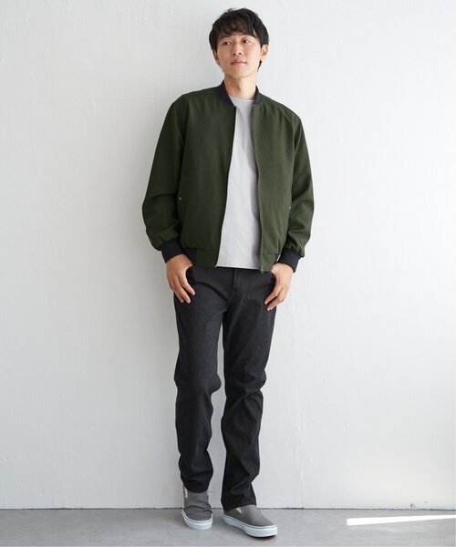 ikka（イッカ）の「Teflon(R)ブルゾン（ブルゾン・メンズ・オリーブ/ブラック/スモークグレー・XL/L/M/S）」の11枚目の写真