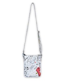 【ALBERTO BONI】 MUSIC PRINT レザーサコッシュ　レザーショルダー