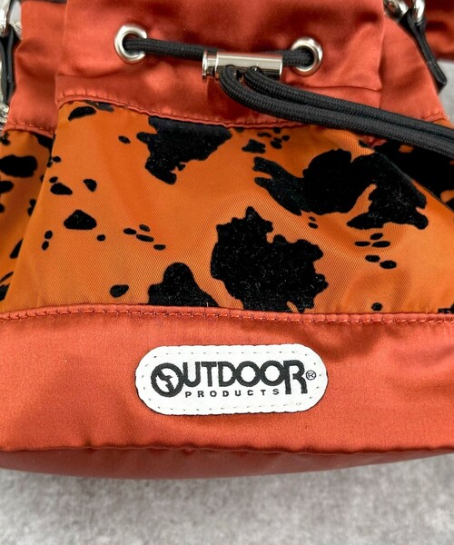 OUTDOOR PRODUCTS（アウトドアプロダクツ）の「【OUTDOOR PRODUCTS /アウトドアプロダクツ】サテンフロッキードロストバッグ（ショルダーバッグ・レディース・ブラック/レッド・FREE）」の19枚目の写真