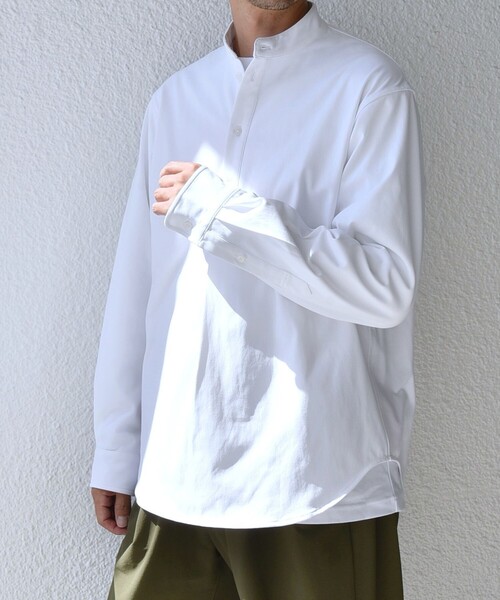 SHIPS any: SORONA(R) ストレッチ ジャージー バンドスキッパー プル