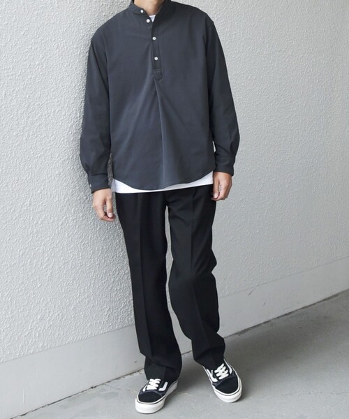 SHIPS any: SORONA(R) ストレッチ ジャージー バンドスキッパー プル