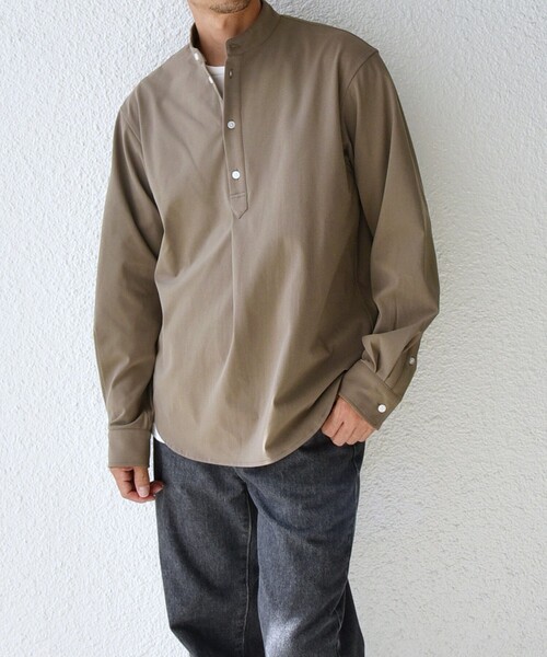 SHIPS any: SORONA(R) ストレッチ ジャージー バンドスキッパー プル