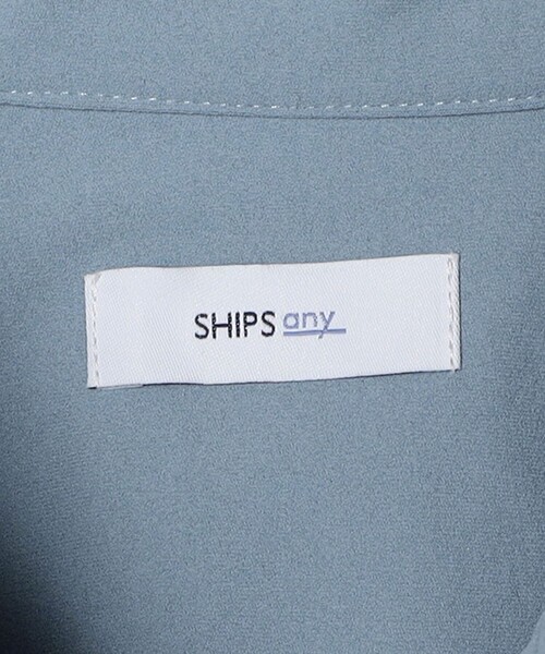 SHIPS any（シップス エニィ）の「SORONA(R) ストレッチ ジャージー バンドスキッパー プルオーバー シャツ◆（シャツ/ブラウス・メンズ・ブルー/ネイビー/ホワイト/カーキ/ダークグレー/ライトブルー・MEDIUM/SMALL/X-LARGE/LARGE）」の11枚目の写真