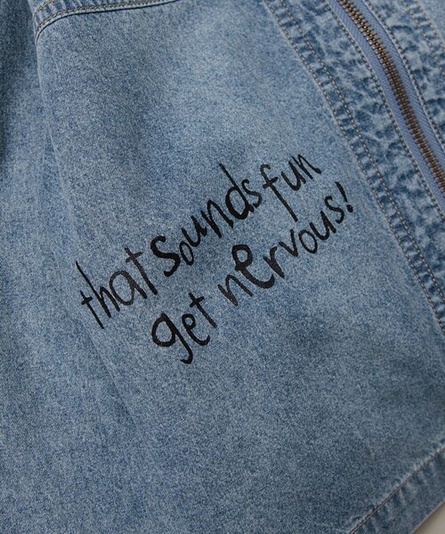 BRANSHES（ブランシェス）の「【綿100％】ライトデニムジャケット（デニムジャケット・キッズ・ブルー・90/100/110/120/130/140/150）」の7枚目の写真