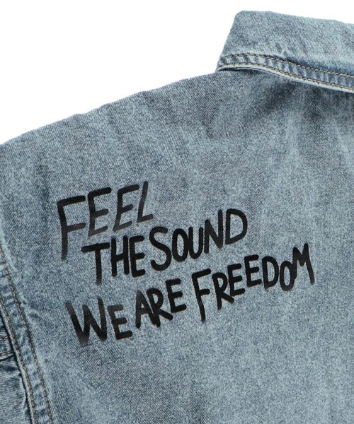 BRANSHES（ブランシェス）の「【綿100％】ライトデニムジャケット（デニムジャケット・キッズ・ブルー・90/100/110/120/130/140/150）」の2枚目の写真