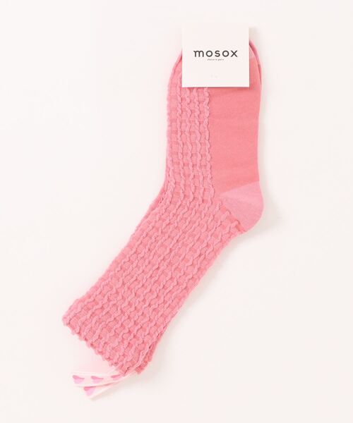 mosox】タグ付立体リブユニセックスソックス（ソックス/靴下