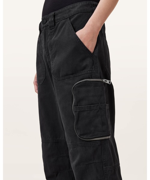 ALLSAINTS（オールセインツ）の「FLORENCE CARGO JOGGER TROUSERS | FLORENCE カーゴ ジョガー トラウザー（カーゴパンツ・レディース・ブラック・10/4/6/8）」の9枚目の写真