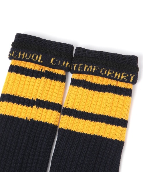 LOWRYS FARM（ローリーズファーム）の「ラインソックス 136308（ソックス/靴下・レディース・ネイビー/レッド/イエロー系その他/ブラック/グリーン・FREE）」の10枚目の写真