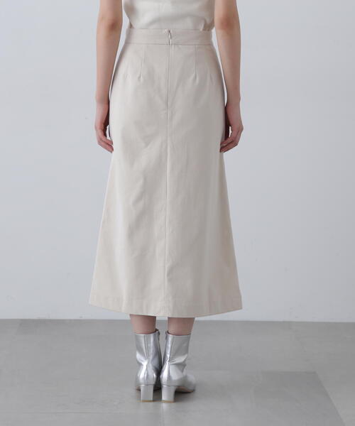 N.(N. Natural Beauty Basic)(エヌエヌナチュラルビューティーベーシック)の「◆コーデュロイスリットスカート(スカート・レディース・チャコールグレー/クリーム/ブラウン・SMALL/MEDIUM)」の17枚目の写真